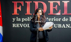 Inaugurada muestra fotográfica Fidel y la política exterior de la Revolución cubana, presidida por, el Ministro de Relaciones Exteriores de Cuba, Bruno Rodríguez Parrilla, José Ramón Balaguer Cabrera. Miembro del Secretariado y Jefe del Departamento de Re