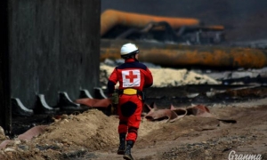 Incendio en Supertanqueros