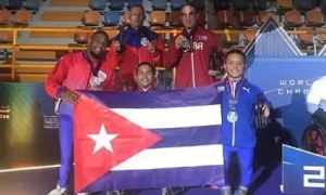 Parapesas Foto: Tomada de la página en Facebook de Cuba camino a Los Ángeles